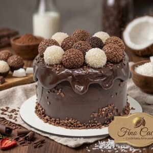 Bolo gourmet de coco