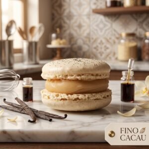 Macarons de baunilha